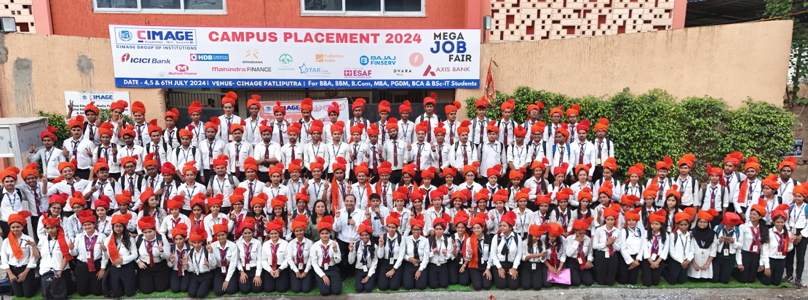 263 Students of CIMAGE College got Campus Placement in ICICI Bank, TCS, Accenture, Axis Bank etc